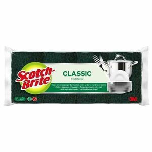 Klasszikus szivacsok edények erős tisztításához - 3M Scotch Brite Classic Scrub Sponge, 8 db. kép