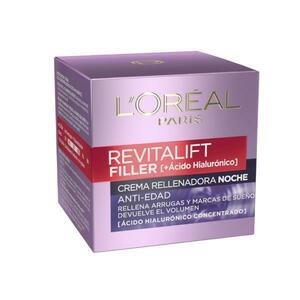 Regeneráló Éjszakai Krém Hialuronsav - L'Oreal Paris Revitalift Filler + Acido Hialuronica Crema Rellenadora Noche Anti-Edad, 50 ml kép