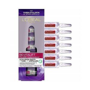 Arcszérum Hialuronsavval - L'Oreal Paris Revitalift Filler Hyaluron-Shots 7 Tage - 7 Ampullen, 7x 1.3 ml kép