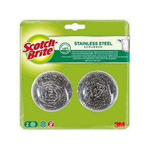 Drótszivacsok blister edényekhez – 3M Scotch-Brite Stainless Steel Scrubber, 2 db. kép