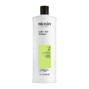 Professzionális Erősítő Sampon Töredezés Ellen az Előrehaladott Ritkulás Által Érintett Természetes Hajra - Nioxin System 2 Scalp + Hair Shampoo, 1000 ml kép