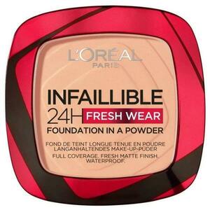 Kompakt Púder - L'Oreal Paris Infaillible 24H Fresh Wear Foundation In A Powder, árnyalata 245 Golden Honey, 9 g kép