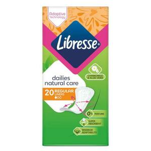 Illatmentes Természetes Tisztasági Betét - Libresse Dailies Natural Care 0% Perfume Regular Liners, 20 db. kép