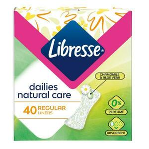 Illatmentes Tisztasági Betét - Libresse Dailies Natural Care 0% Perfume Regular Liners, 40 db. kép