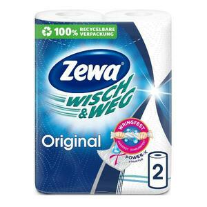 Konyhai Papírtörlő, 2 Rétegű - Zewa Wisch & Weg Original, 2 tekercs kép