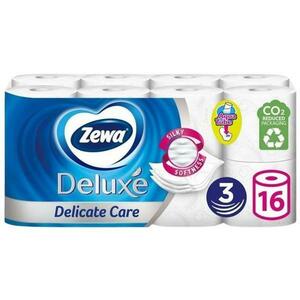 Gyengéd Toalettpapír, 3 Rétegű - Zewa Deluxe Delicate Care, 16 tekercs kép