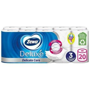 Gyengéd Toalettpapír, 3 Rétegű - Zewa Deluxe Delicate Care, 20 tekercs kép