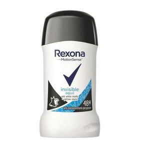 Izzadásgátló Dezodor Stick, Láthatatlan, Nőknek - Rexona MotionSense Invisibile Aqua 48h, 40ml kép