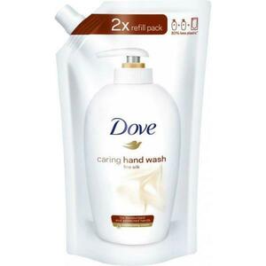 Gyengéd Folyékony Szappan, Utántöltő Csomagolású - Dove Caring Hand Wash Fine Silk Refil Pack, 500 ml kép