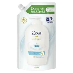 Krémes Védő és Ápoló Folyékony Szappan, Utántöltő Csomagolású - Dove Care& Protect Hand Wash Refill, 500 ml kép