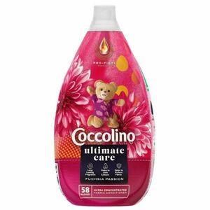 Ruhaöblítő - Coccolino Ultimate Care Fuchsia Passion, 58 mosás, 870 ml kép