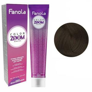 Tartós Krémhajfesték - Fanola Color Zoom 10 Minutes, árnyalata 6.71 Cold Dark Brown Blonde, 100 ml kép