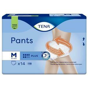 Elasztikus inkontinencia bugyi - Tena Pants Plus, M-es méret, 14 db. kép