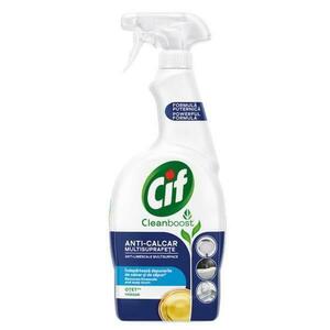 Víszkőoldó Spray, Ecettel - Cif Cleanboost Anti-Limescale Multisurface Vinegar, 750 ml kép