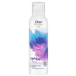 Habfürdő - Dove Bath Therapy Renew Wild Violet&Pink Hibiscus Scent Shower&Shave Mousse, 200 ml kép