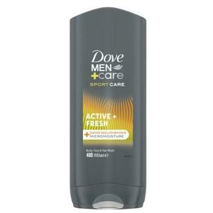 Férfi tusfürdő - Dove Men +Care Sport Care Active+Fresh 24HR Nourishing Micromoisture Body, Face + Hair Wash, 400 ml kép