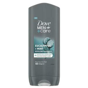 Férfi tusfürdő - Dove Men +Care Eucalyptus+Mint 24HR Nourishing Micromoisture Body, Face & Hair Wash, 400 ml kép