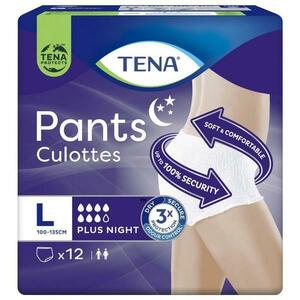 Elasztikus inkontinencia bugyi - Tena Pants Culottes Plus Night, L-es méret, 12 db. kép