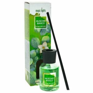 Ambientális Diffúzor Fehér Pézsma Illattal 19263 - Muschio Bianco Home Diffuser, Magic Lights, 50 ml kép