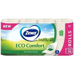 3 rétegű toalettpapír – Zewa ECO Comfort, 16 tekercs kép