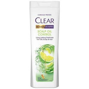 Seboregulátor és korpásodás elleni sampon nőknek - Clear Women Anti-Dandruff Shampoo Scalp Oil Control, 360 ml kép