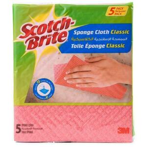 Klasszikus nedves törlőkendők – 3M Scotch Brite Sponge Cloth Classic, 5 db. kép