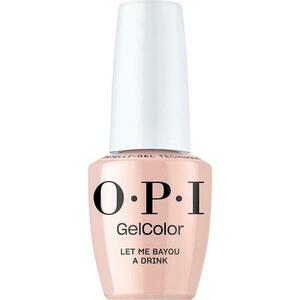 Félpermanens Vegán és Hemamentes Körömlakk - OPI Gel Color, árnyalata Let Me Bayou a Drink, 15 ml kép