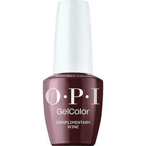 Félpermanens Vegán és Hemamentes Körömlakk - OPI Gel Color, árnyalata Complimentary Wine, 15 ml kép