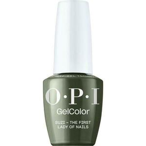 Félpermanens Vegán és Hemamentes Körömlakk - OPI Gel Color, árnyalata Suzi - The First Lady of Nails, 15 ml kép