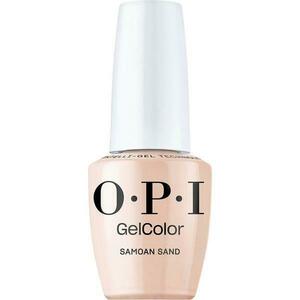 Félpermanens Vegán és Hemamentes Körömlakk - OPI Gel Color, árnyalata Samoan Sand, 15 ml kép