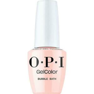 Félpermanens Vegán és Hemamentes Körömlakk - OPI Gel Color, árnyalata Bubble Bath, 15 ml kép