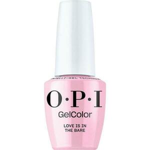 Félpermanens Vegán és Hemamentes Körömlakk - OPI Gel Color, árnyalata Love is in the Bare, 15 ml kép