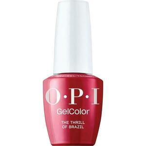 Félpermanens Vegán és Hemamentes Körömlakk - OPI Gel Color, árnyalata The Thrill Of Brazil, 15 ml kép