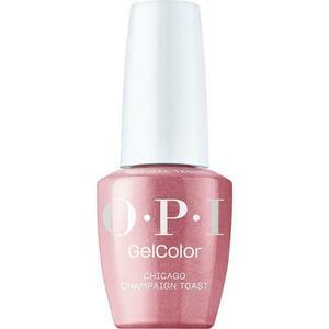 Félpermanens Vegán és Hemamentes Körömlakk - OPI Gel Color, árnyalata Chicago Champagne Toast, 15 ml kép