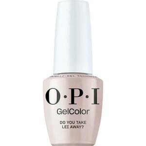 Félpermanens Vegán és Hemamentes Körömlakk - OPI Gel Color, árnyalata Do You Take Lei Away?, 15 ml kép