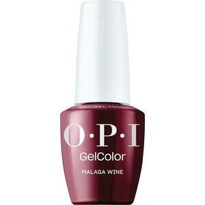 Félpermanens Vegán és Hemamentes Körömlakk - OPI Gel Color, árnyalata Malaga Wine, 15 ml kép