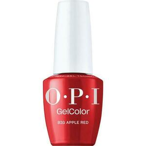 Félpermanens Vegán és Hemamentes Körömlakk - OPI Gel Color, árnyalata Big Apple Red™, 15 ml kép