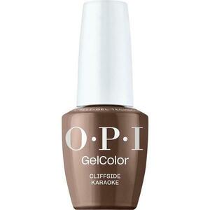 Félpermanens Vegán és Hemamentes Körömlakk - OPI Gel Color, árnyalata Cliffside Karaoke, 15 ml kép