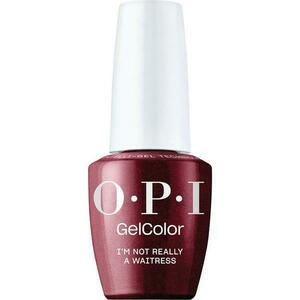 Félpermanens Vegán és Hemamentes Körömlakk - OPI Gel Color, árnyalata I'm Not Really a Waitress™, 15 ml kép