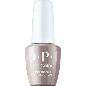 Félpermanens Vegán és Hemamentes Körömlakk - OPI Gel Color, árnyalata Icelanded a Bottle of OPI, 15 ml kép