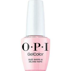 Félpermanens Vegán és Hemamentes Körömlakk - OPI Gel Color, árnyalata Suzi Shops & Island Hops, 15 ml kép