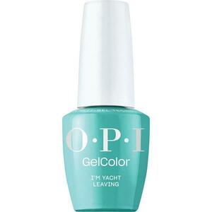 Félpermanens Vegán és Hemamentes Körömlakk - OPI Gel Color, árnyalata I’m Yacht Leaving, 15 ml kép