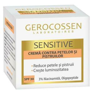 Foltok és Szeplők Elleni Krém – Gerocossen Sensitive, SPF 30, 50 ml kép