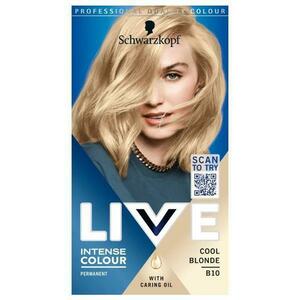 Tartós Hajfesték - Schwarzkopf Live Intense Colour Permanent, árnyalata B10 Cool Blonde kép