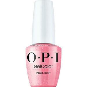 Félpermanens Vegán és Hemamentes Körömlakk - OPI Gel Color, árnyalata Pixel Dust, 15 ml kép