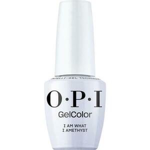 Félpermanens Vegán és Hemamentes Körömlakk - OPI Gel Color, árnyalata I am What I Amethyst, 15 ml kép