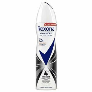 Izzadásgátló dezodor nőknek spray Invisible - Rexona Advanced Protection Invisible Black&White 72h, 150 ml kép