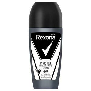 Izzadásgátló roll-on dezodor férfiaknak Cobalt - Rexona Men Invisible on Black + White Clothes 48h, 50 ml kép