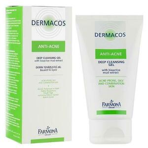 Mélytisztító arcgél - Farmona Dermacos Deep Cleansing Facial Gel Anti-Acne, 150 ml kép