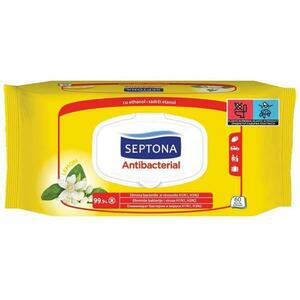 Antibakteriális nedves törlőkendők – Septona Antibacterial Lemon, 60 db. kép